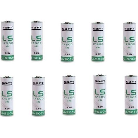 Saft 10 pezzi batteria litio 3,6V 3,6Ah - LS17500