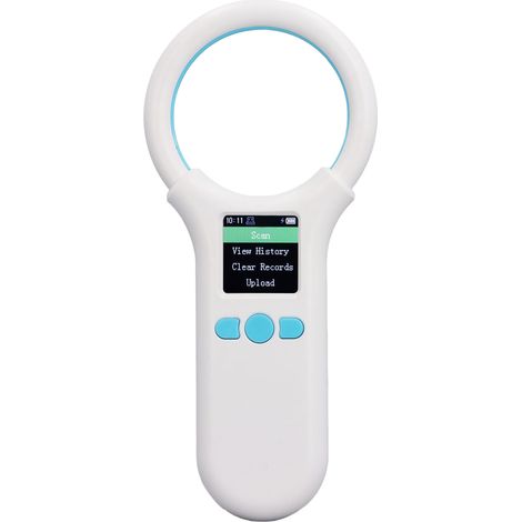 Lecteur de puces électroniques portables pour animaux, compatible Bluetooth 134,2 kHz et 125 kHz, EMID, FDX, écran OLED B. (1/5)