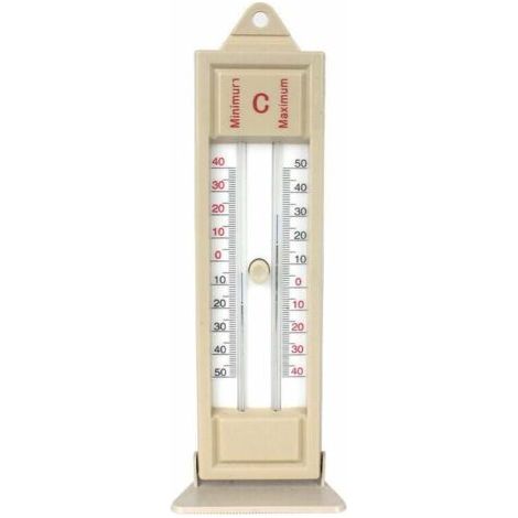 Thermomètre extérieur numérique pour serre – Enregistrement max-min – Dimensions 230 x 85 x 20 mm – Verre et plastique durable