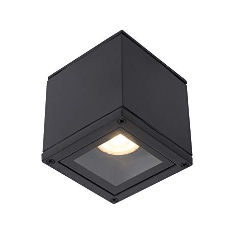 Lucide - Faretto da soffitto, in alluminio, 50 W, colore: Nero (1/4)