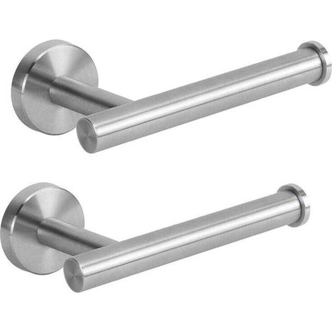 Toilet Paper Holder for Bathroom, 2 Pack, Rustproof Stainless Steel Wall Mounted Toilet Paper Holder for Bathroom, Kitchen, Powder Room MUMU (1/4)
