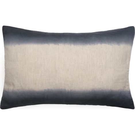 Housse de coussin DEEPALI DECO Tie & dye en lin et coton 40x60 cm (1/5)