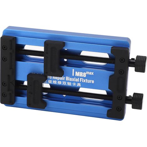 Support biaxial de réparation de carte mère en alliage d'aluminium, multifonctionnel et portable, pour processeurs et disques durs de téléphones. (1/5)