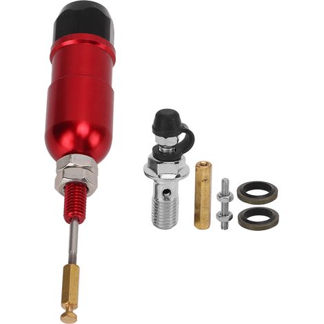 Maître-cylindre d'embrayage hydraulique avec pompe et tige pour moto, rouge, kit de remplacement de pompe d'embrayage pour motocyclette et scooter (1/5)