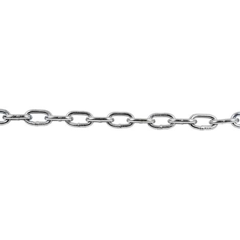 COFAN cadena cincada de 2 mm.  (200 m.) , Cadena de acero zincado presentada en bobina desde M-2 hasta M-12. Consultar disponibilidad para más medidas. Cadena de eslabón corto para