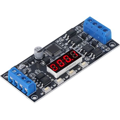 Module de temporisation YF-55 à double canal MOSFET, déclencheur d'impulsion multifonctionnel, retard programmable, minuterie précise pour champs temporels (1/5)
