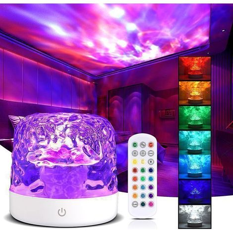 Veilleuse galaxie ATOPDREAM, Avec 36 modes d'éclairage,Veilleuse à capteur alimentée par USB,Cadeaux pour enfants,Blanc-Ywey (1/4)