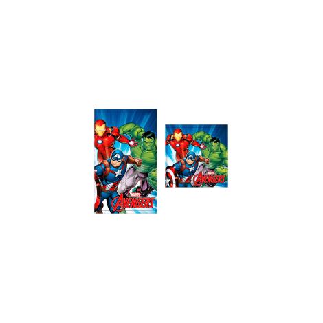 Badetuch Marvel avengers Baumwolle 30x50 cm Set 2 (1/2)