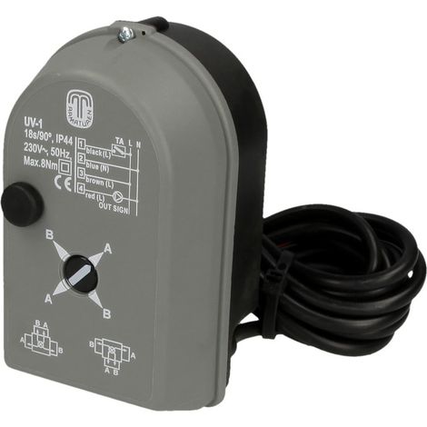 Moteur UV-1 p. vanne 3 voies A11 et A10, mod. hydraul. STE 610/611,273492