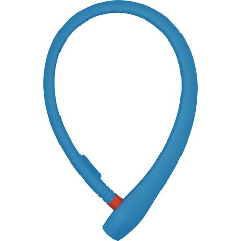 Câble antivol de vélo - gaine souple soft touch - U GRIP 560/65 - bleu (1/2)