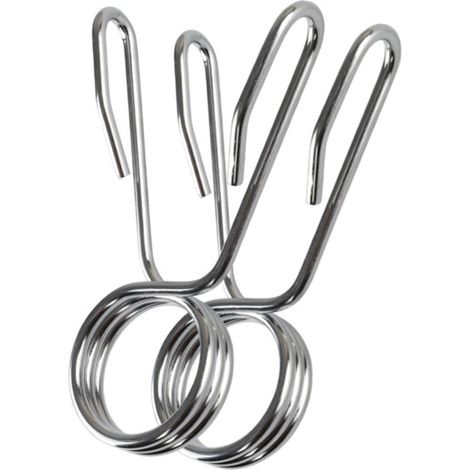 1 Barre de curl, Acier, Diamètre 50mm, Finition E-coat, Douilles chromées, Pour musculation bras (1/5)