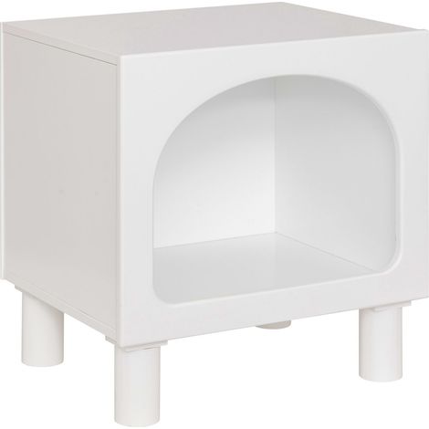Table de chevet 1 niche en bois TARA (1/4)