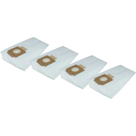 Vhbw – Lot de 20 sacs pour aspirateur Kärcher BV 5/1, T 10/1, DS 5300 – Microfibres non tissées 33,3cm x 17cm – Compatible et économique - VHBW 20 X (1/4)