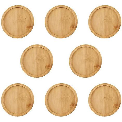 8-teiliges Set Blumentopf-Untersetzer