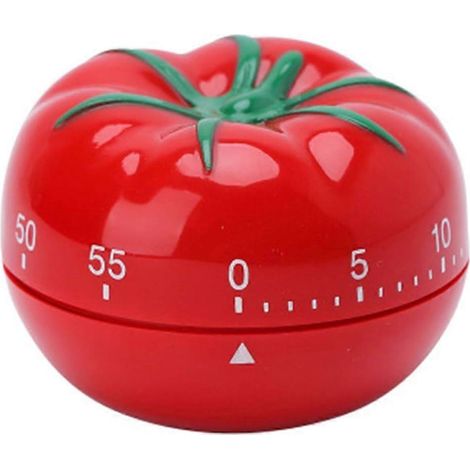 Mechanischer Küchentimer in Tomatenform, 360° drehbar, Bausatz