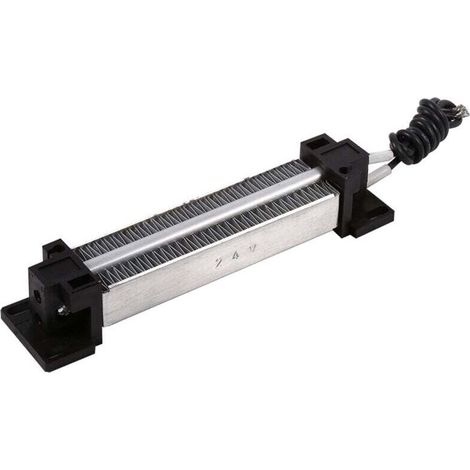 Riscaldatore PTC da 200 W, elettrico sicuro, elemento riscaldante PTC, riscaldatore PTC termostatico ad alta potenza con isolamento in ceramica, elemento riscaldante PTC (24 V) -Crezuo