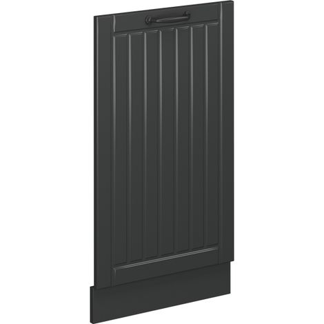 Panel frontal del lavavajillas Fame-Line, Gris oscuro, 45 cm sin encimera, Vicco