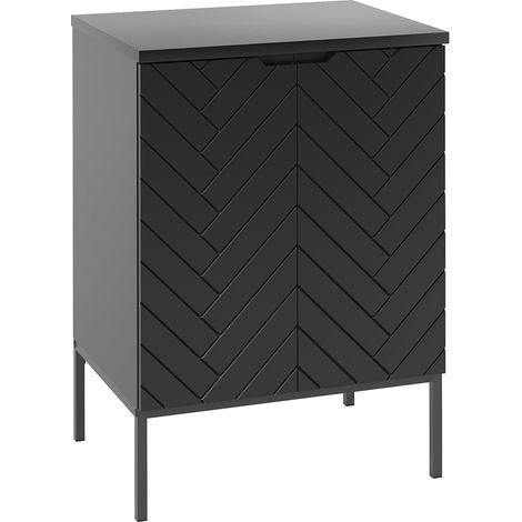 Mobile bagno senza lavabo Daria nero 60cm (1/5)