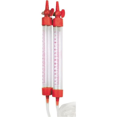 Niveau à eau - 10 m - 2 fioles graduées -