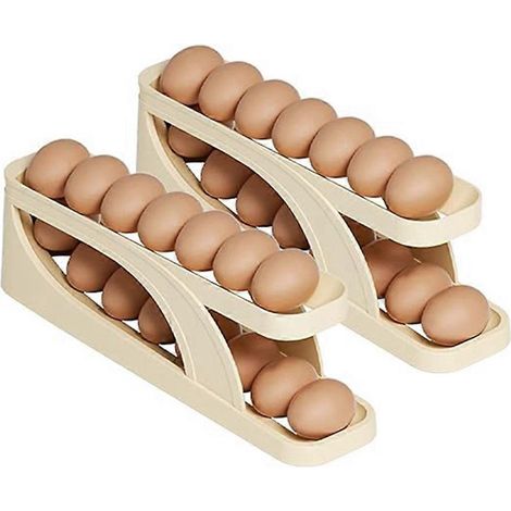 Eierhalter-Spender für den Kühlschrank, platzsparende Eierablage (1/5)