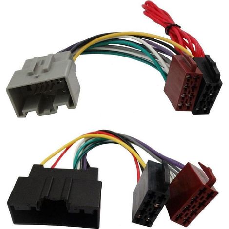 Kit fiche ISO KITCABLE-4263 compatible avec Ford Fiesta Mk7 08-15