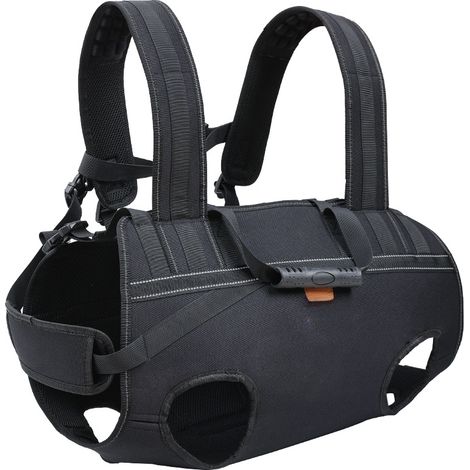 Mochila transpirable para perros fabricada con tejido Oxford resistente (12-34 kg, L: 42-54 cm, circunferencia del pecho: 70-96 cm) (1/5)