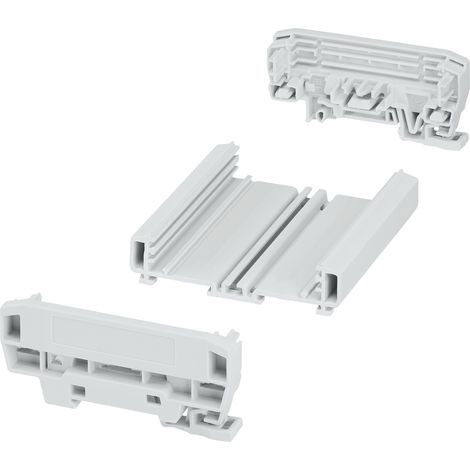 Phoenix Contact UM-BASIC-KIT-B72-L100-7035 1300346 Profil-Gehäuse 103.8 x 92.3 x 39.45 PVC Lichtgra