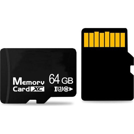 64 GB TF-Speicherkarte, hohe Lese- und Schreibgeschwindigkeit, tragbare Speicherkarte (1/5)