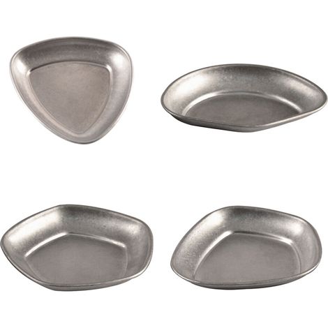 Paquete de 4 placas para pesar granos de café, bandeja dosificadora