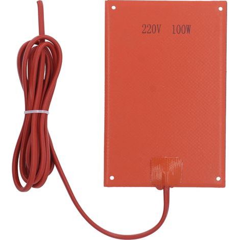 Eosnow Pan de chauffage du plateau d'huile Remplacement du moteur Plaque de chauffage Silicone Rubber pour temps froid 220V 100W (1/5)