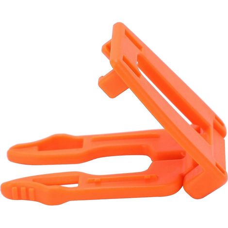 10 clips de boucle de sangle Molle multifonctions amovibles pour sac à dos (orange) (1/5)