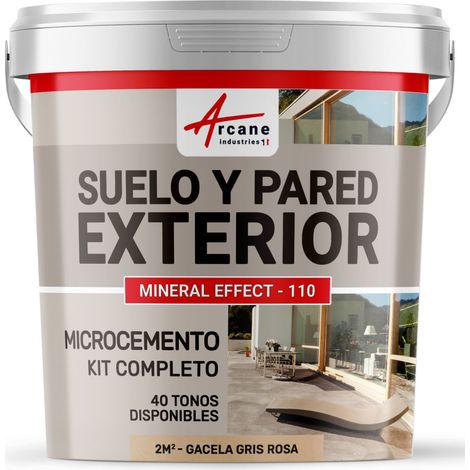 Microcemento para exteriores: suelos, muros, terrazas, balcones, escaleras