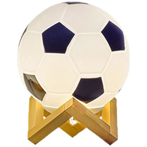Filiyano – lampe LED à illusion – Veilleuse LED 3D Football, lampe LED à illusion 3D, jouet de football Coupe du Monde pour garçons, filles et adultes (1/3)