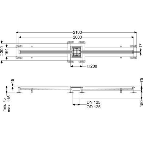 KESSEL 6002200 Caniveau fendu Ferrofix