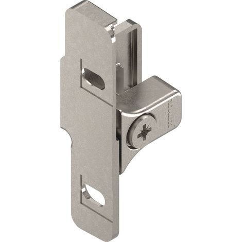 BLUM METABOX Frontbefestigung Zarge N, Schraubversion, rechts, Zink vernickelt (1/3)