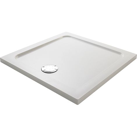 Flach-Quadrat-Duschwanne Flight zum Aufstellen oder Einbauen 80x80 - Jacob Delafon