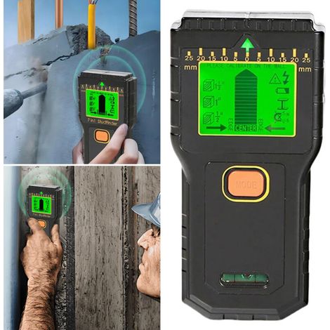 Détecteur Murs 7-en-1 – Localisateur Câbles, Métaux, Bois, Tuyaux avec LCD et Alerte Sonore