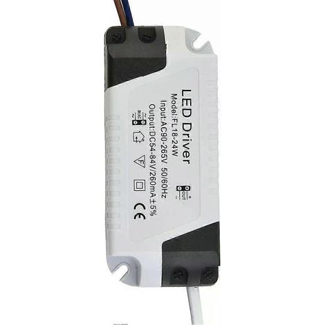 LED-Treiber-Netzteil-Adapter für Beleuchtungstransformatoren für strombetriebene LED-Leuchten (1-3 W/4-7 W/8-12 W/13-18 W/18-24 W) – Decken- und Einbauleuchten (1/4)