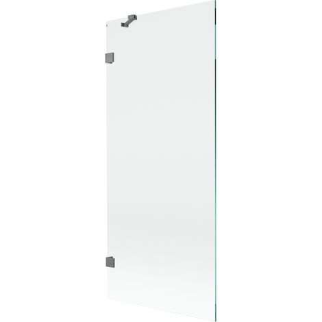 Mexen Lunar Duschwand 1-flügelig 80 x 150 cm, transparent, gun metal - 897-080-000-95-00 (1/5)
