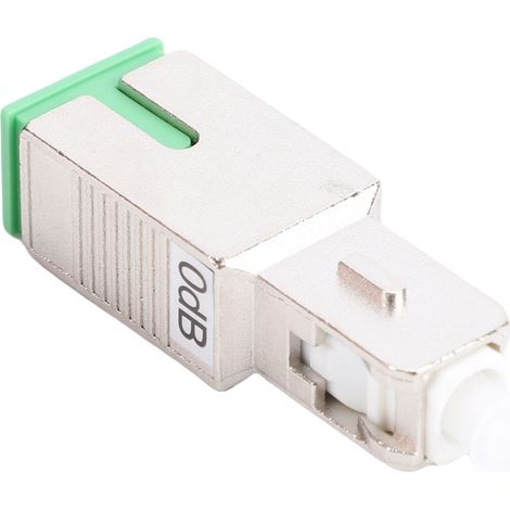 Connecteur fibre optique SC/UPC mâle vers SC/coudé femelle, contact physique, adaptateur convertisseur optique hybride réutilisable SM9/125 (1/5)