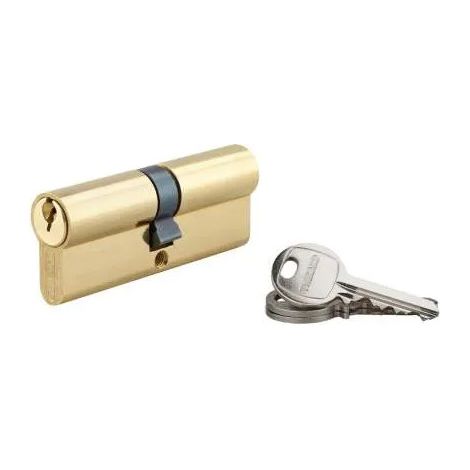 Cilindro PROFILO EUROPEO, ottone, 40x40 mm, 3 chiavi BB1
