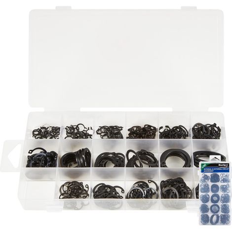 BlueSpot 285pc Assorted DIY Workshop Automotive Internal & External Circlip Set (1/3)