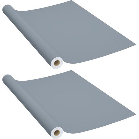Maison Exclusive - Pellicole Autoadesive per Mobili 2 pz Grigie 500x90 cm in PVC