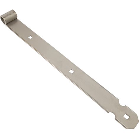 Manche à balai Acier inoxydable 40 cm Trous carrés Demi-lune -