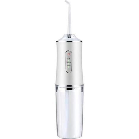 Dental Water Flosser Spotlight Waterpik Professional Oral Irrigator Portable Floss Cleaner Friskare tänder Vitare Rengöringsmedel white (1/5)