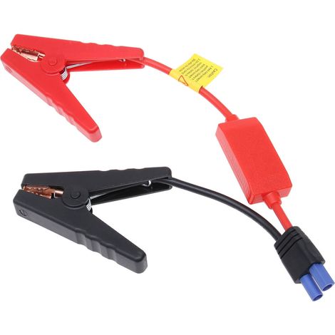 Cable De Saut D'Urgence - Pinces Crocodile - Connecteur EC5 - Pour Démarreur Automobile Portable 12 V - 300 A - 1 Pièce (1/5)
