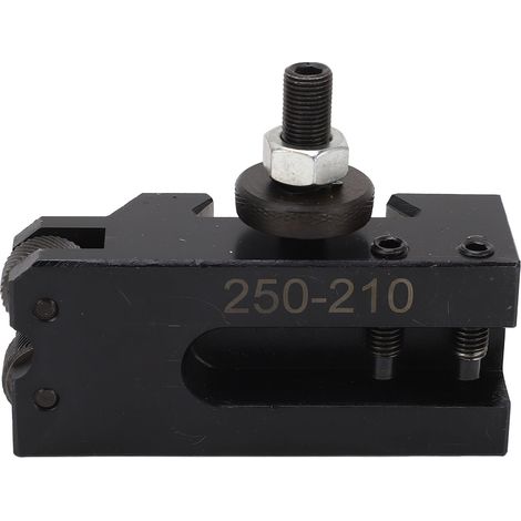 Tourillon porte-outil CXA 250-210 à changement rapide n°10, support d'alésage et de tournage face, oscillation 10-15", pour tour (1/5)