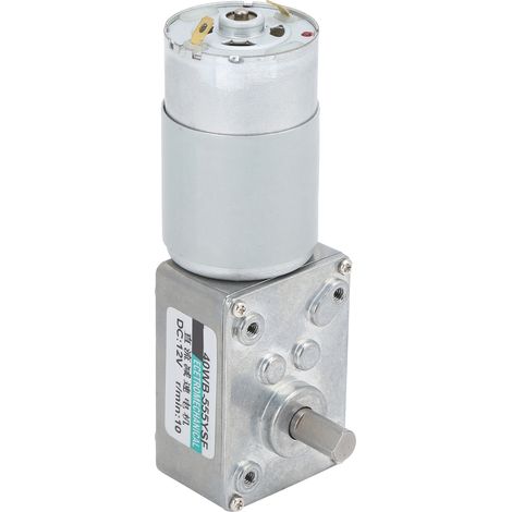 Moteur à engrenage à vis sans fin DC12V XD40WB-555YSF 10tr/min, couple élevé, faible vitesse, double sens, pour contrôle de précision (1/5)