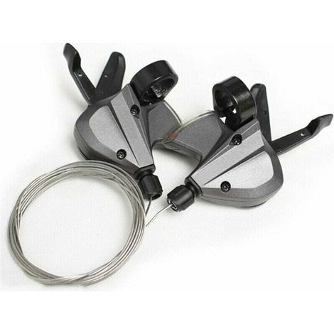 Leve del cambio a basso rumore, design ergonomico, accessori per mountain bike, manubrio a 9/27 velocità (1/4)