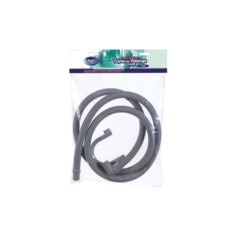 TUYAU DE VIDANGE 2.5M COUDE POUR LAVE LINGE CLEARIT - 51S7919 (1/2)